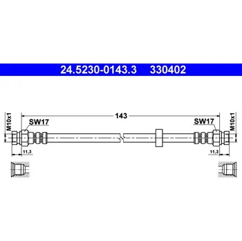Brzdová hadice Brzdová hadice ATE 24.5230-0143.3