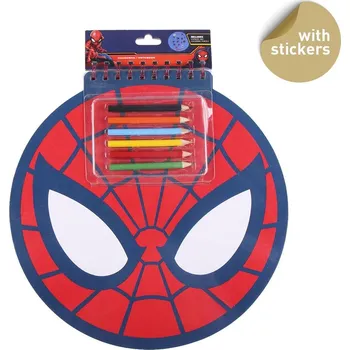 Zápisník Cerdá Blok s pastelkami - Spiderman