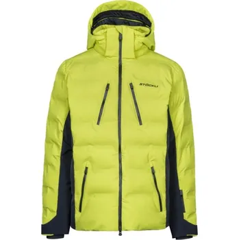 Stockli Skijacket WRT Cross lime-black lyžařská bunda pánská M
