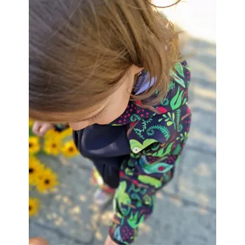 Yháček Softshellová bunda Yháček, zimní, Chamíci a berušky na černé Velikost: 92