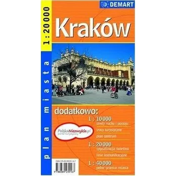 Cestování Kraków - plan miasta 1:20 000 - Praca zbiorowa