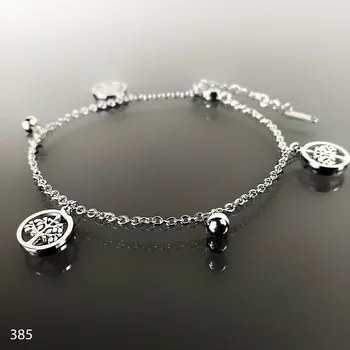 Řetízek Ocelový řetízek na nohu se stromem života č. 385