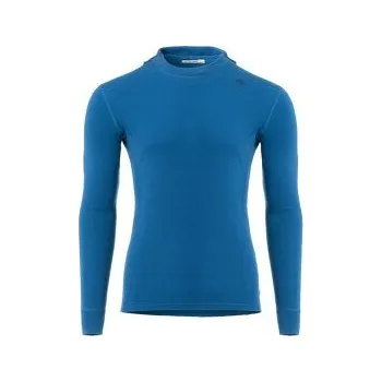 Pánská mikina Aclima WarmWool hoodsweater V2 Men Corsair modrá XS