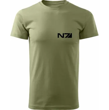 Tričko N7 - simple - olivová