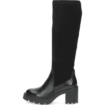 Dámské kozačky Caprice dámské kožené kozačky 9-25604-41 black comb Velikost: 36