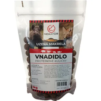 Krmivo pro hospodářské zvíře Venator vnadidlo Proteinové kuličky - Uzená makrela 1kg