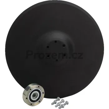 Brusný kotouč Orný disk komplet s ložiskem hladký pro Horsch, 380/4 mm, 24145600, 23339300