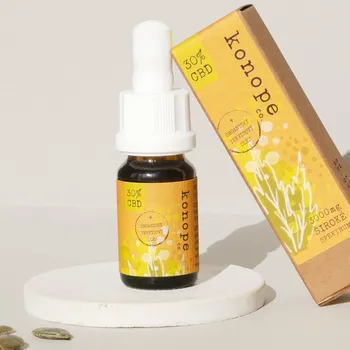 CBD Konope.co 30 % CBD v širokom spektre organického tekvicového oleja