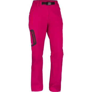 Dámské kalhoty Northfinder Dámské prodloužené strečové kalhoty MATTIE - bez zašití spodních lemů, růžová, M