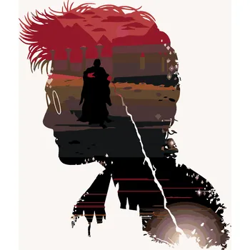 ZUTY Malování podle čísel - HARRY POTTER A LORD VOLDEMORT Rozměr: 40x50 cm, Rámování: bez rámu a bez vypnutí plátna