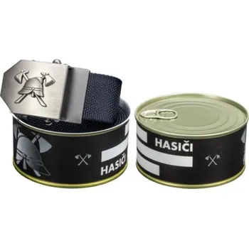 Opasek Textilní opasek HASIČI - černý + dárkové balení