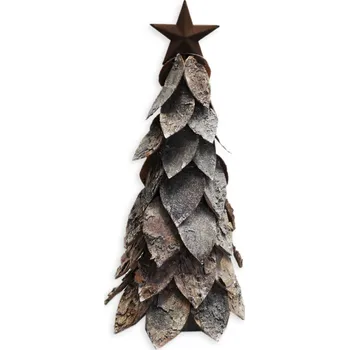 Vánoční dekorace Stromek kůra 36cm