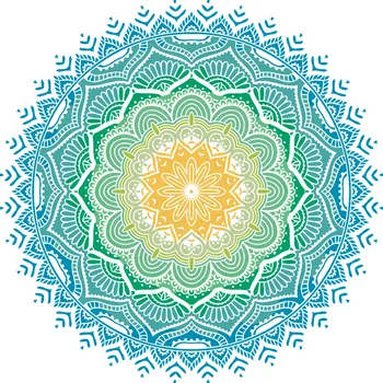 ZUTY Malování podle čísel - MANDALA VIII Rozměr: 40x50 cm, Rámování: bez rámu a bez vypnutí plátna