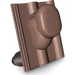 KM BETA Beta odvětrávací plastová 160 mm hnědá 1 ks