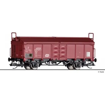 Modelová železnice TT - nákladní vůz Tcms s posuvnou střechou ČD ep.V