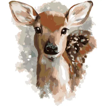 ZUTY Malování podle čísel - KOLOUŠEK Rozměr: 40x50 cm, Rámování: bez rámu a bez vypnutí plátna