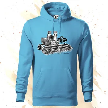 Dámská mikina Mikina - Fortschritt E 302 Barva: Modrá - tyrkysová (44), Velikost: XXL, Střih: Dámské