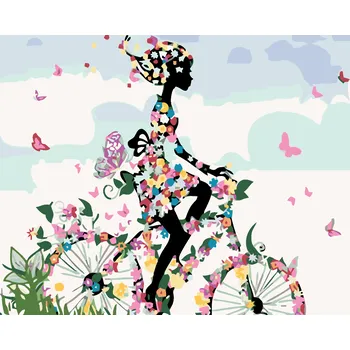 ZUTY Malování podle čísel - NA KOLE Rozměr: 40x50 cm, Rámování: vypnuté plátno na rám