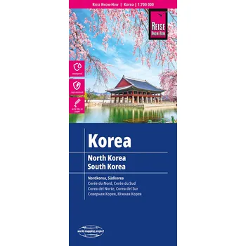 Reise Know-How Verlag mapa Korea,north-south 1:700 t.