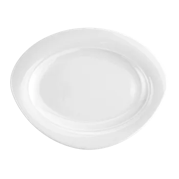 Oválný podnos 31 cm TRIO, bílá, Seltmann Weiden