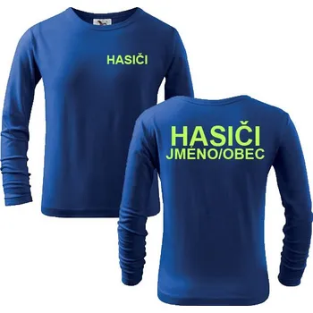 Chlapecké tričko Dětské triko DR s potiskem Hasiči + název/ jméno Barva: Červená, Velikost: 6 let / 122 cm