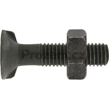 Šroub Sada šroubů pluhu s maticí 25 ks 10.9, DIN 11014, M16x2x40 mm pro Kerner