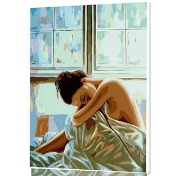 Malování s čísly Závoj s rámem 20 x 30 cm Malování s čísly Závoj s rámem 20 x 30 cm