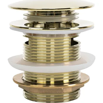 Sifon REA Univerzální vanová výpusť 6cm, zlatá REA-W2008