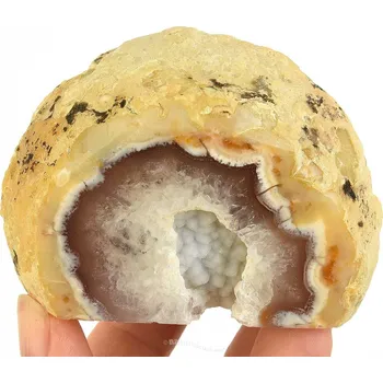 Sběratelství Achátová geoda s dutinkou z Brazílie 191g