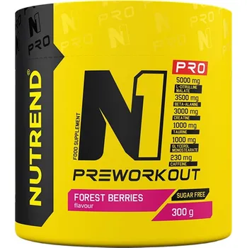 Nutrend Pre-workout směs N1 PRO 300 g sour mango