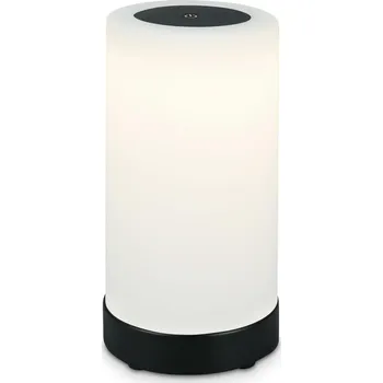 Venkovní osvětlení BRILONER LED bateriové stolní svítidlo pr.12,5 cm, LED modul, 3W, 350 lm, černá IP44 BRILO 7448-015