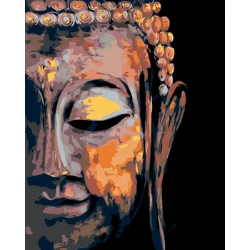 ZUTY Malování podle čísel - BUDDHA Rozměr: 40x50 cm, Rámování: bez rámu a bez vypnutí plátna