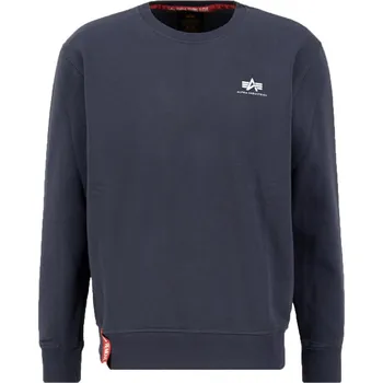 Pánská mikina Alpha Industries Basic Sweater Small Logo (navy) mikina L