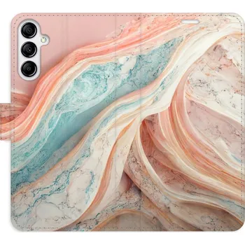 Pouzdro na mobilní telefon Flipové pouzdro iSaprio - Colour Marble - Samsung Galaxy A14 / A14 5G