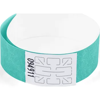 Náramek TYVEK Identifikační náramek 1,9 cm - Tyrkysová