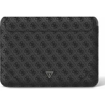 brašna na notebook Guess PU 4G Triangle Metal Logo Computer Sleeve 16" Black Noste své zařízení v moderním originálním Guess designovaném příslušenství, z vysoce kvalitních materiálů