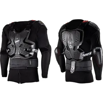 Motocyklový chránič hrudi a pátěře Chránič těla / chráničová košile LEATT 3.5 BODY PROTECTOR GRAPHENE černá vel. S (komplexní ochrana zad, ramen, hrudníku a loktů)