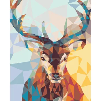 ZUTY Malování podle čísel - JELEN Rozměr: 40x50 cm, Rámování: bez rámu a bez vypnutí plátna