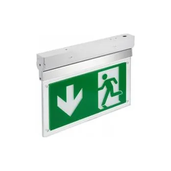 Průmyslové svítidlo GTV Nouzové svítidlo CORSO-3 LED, 3 W, 300 lm, AC 220–240 V, 50–60 Hz, IP20, 3 h, 6400 K, 2 prac. režimy, TLAČÍTKO TEST