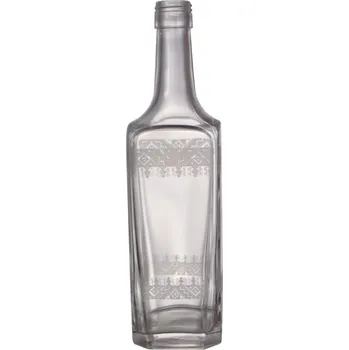 Láhev Láhev Boston - 0.70 bezbarevná + logo čipka Krajné chránená