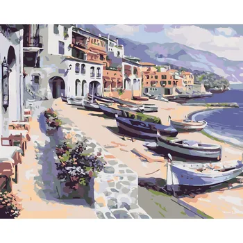 ZUTY Malování podle čísel - ODLIV Rozměr: 40x50 cm, Rámování: vypnuté plátno na rám