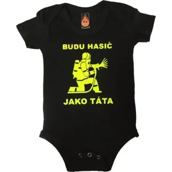 Dětské Body Budu Hasič jako táta Velikost: 18 měsíců
