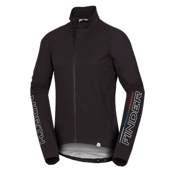 Pánská bunda Northfinder Pánská celoroční bunda na kolo 2,5L HUGO, černá,