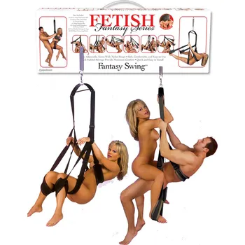 Erotická houpačka Erotická houpačka Love & Swing, velká nosnosť 160Kg (Pomocí milostní houpačky můžete vymýšlet různe erotické polohy bez velkého fyzického úsilí. Sex nikdy nebyl tak různorodý a intenzívní, to Vám garantujem. Kto jednou vyskouší Love & Swing nebude už chtí