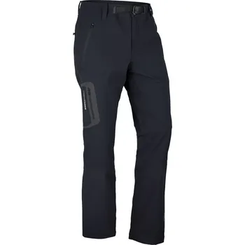 Pánské kalhoty Northfinder Pánské prodloužené strečové kalhoty GAVIN - bez zašití spodních lemů, černá, S