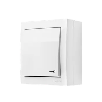 vypínač SIMON ACPK1/11 Ovladač zapínací jednoduchý (tlačítko), řazení 1/0 IP44 bílá
