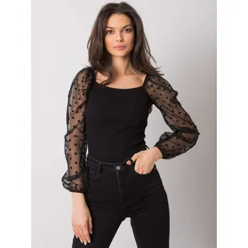 Dámská halenka Rue Paris Dámská halenka Sadi černá S/M