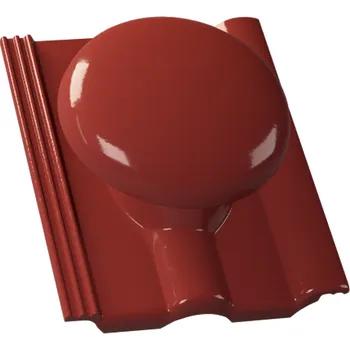 betonová krytina KM BETA Beta Prima odvětrávací betonová komplet 110 mm višňová 1 ks