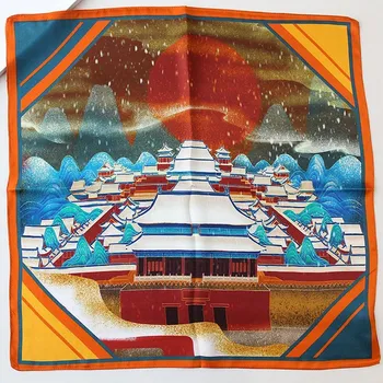 Šátek Malý šátek z hedvábí- Zakázané město