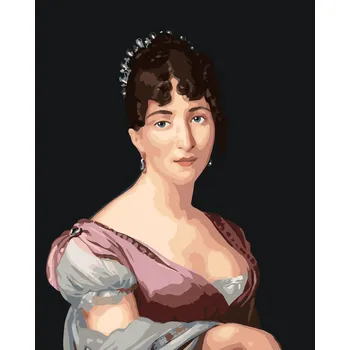 ZUTY Malování podle čísel - HORTENSE DE BEAUHARNAIS (A. L. G. TRIOSON) Rozměr: 40x50 cm, Rámování: bez rámu a bez vypnutí plátna